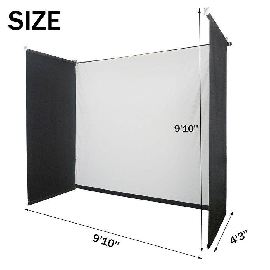 Impact Sports Motorized Retractable Golf Simulator Enclosure