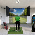 Impact Sports Motorized Retractable Golf Simulator Enclosure