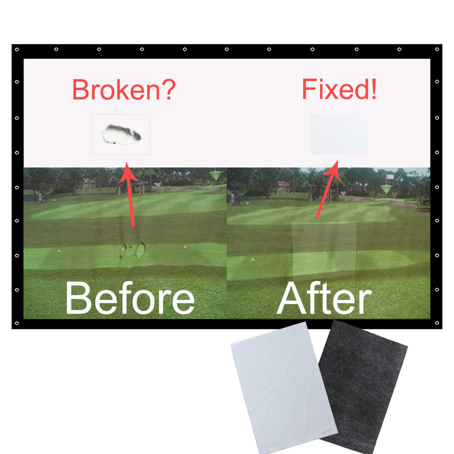 Impact Sports Golf Simulator Impact Screen Patch Kit