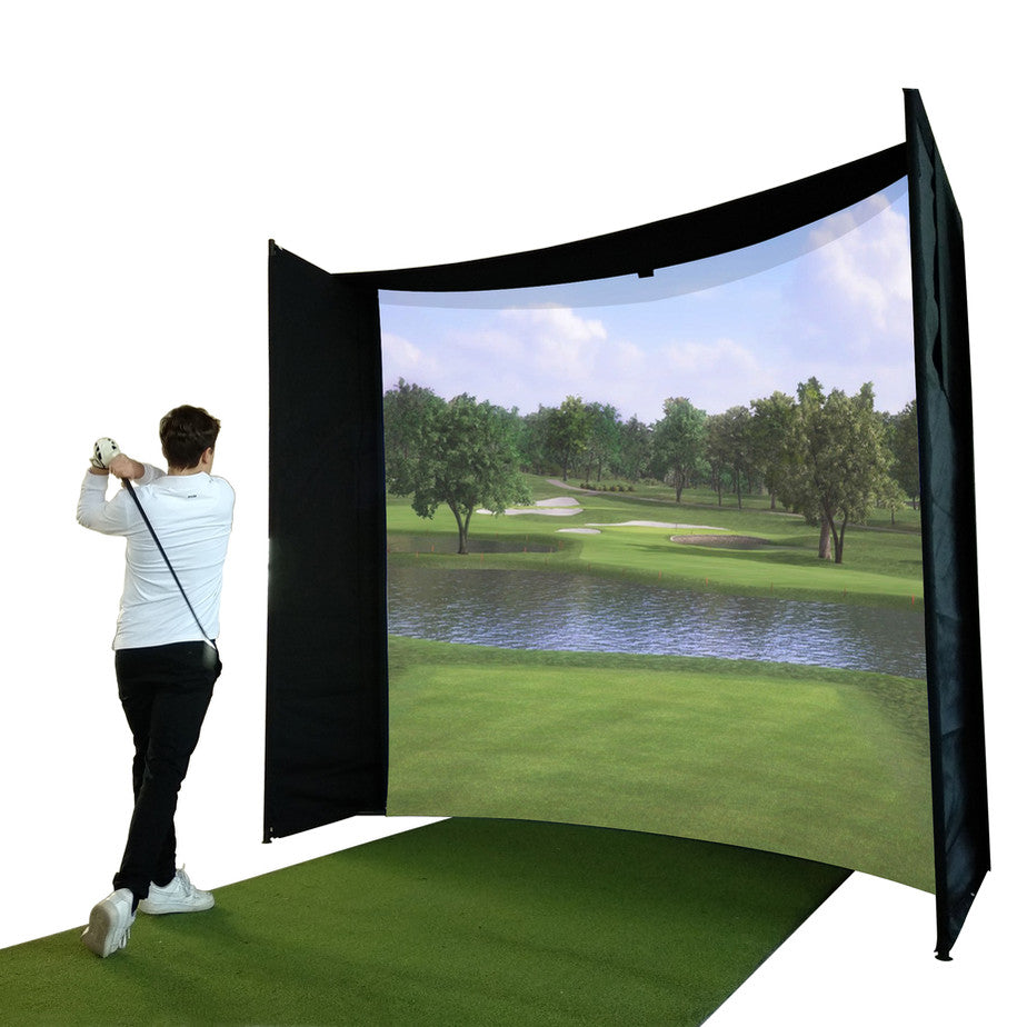 Impact Sports Parabolic Golf Simulator Enclosure