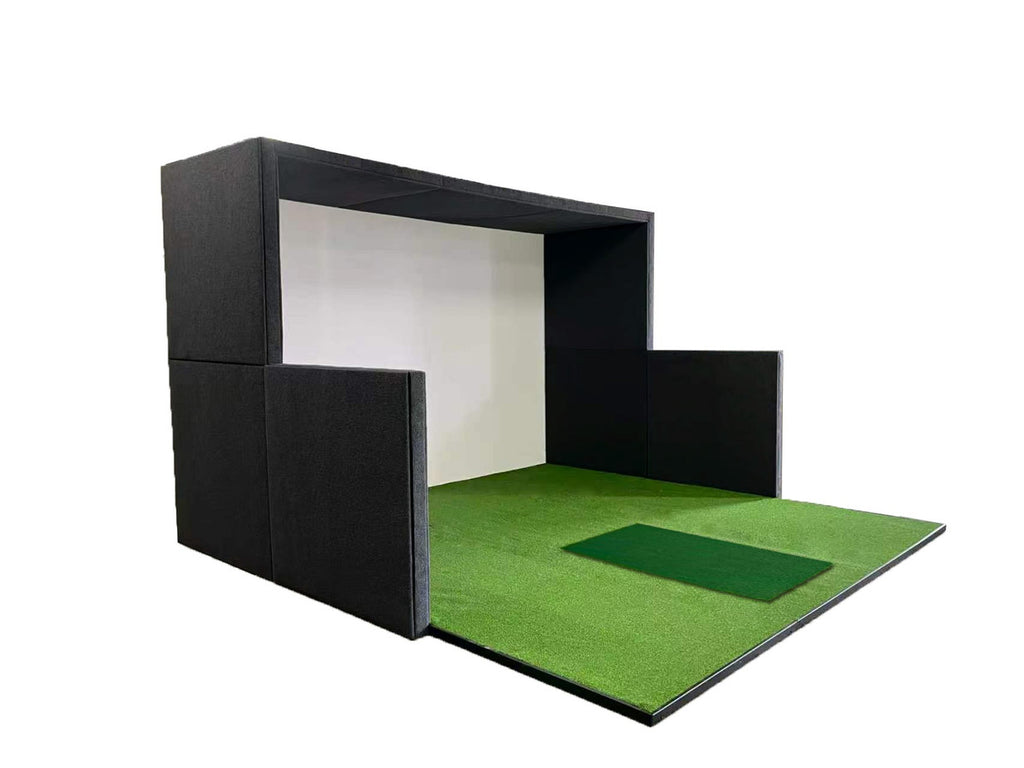 Impact Sports Modular Golf Simulator Enclosure with Premium Panel Wall System