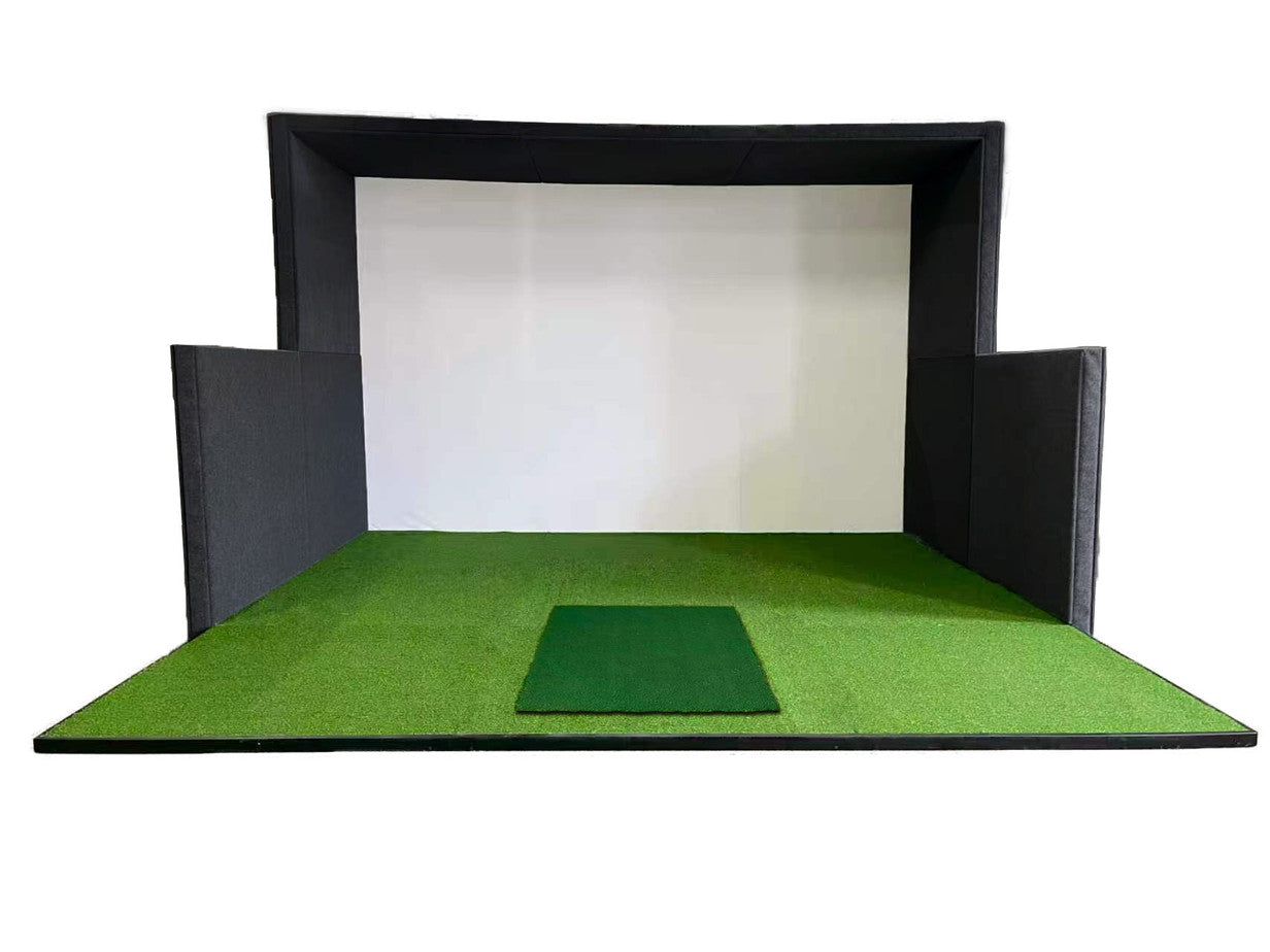 Impact Sports Modular Golf Simulator Enclosure with Premium Panel Wall System